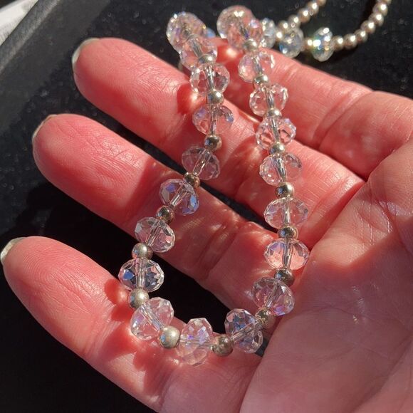 Cookie Lee Bundle Hostess Exclusive Crystal Necklace and Crystal Stretch Ring - Picture 11 of 12